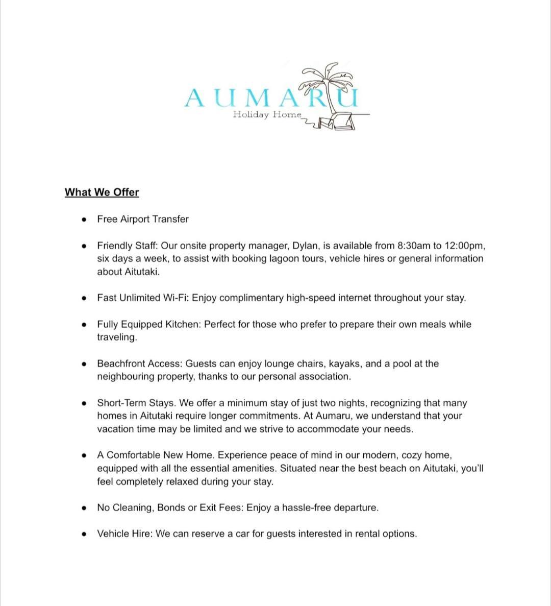 Aumaru Holiday Home عموري المظهر الخارجي الصورة